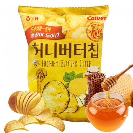澳洲零食韩国HAITAI海太薯片蜂蜜黄油味120g