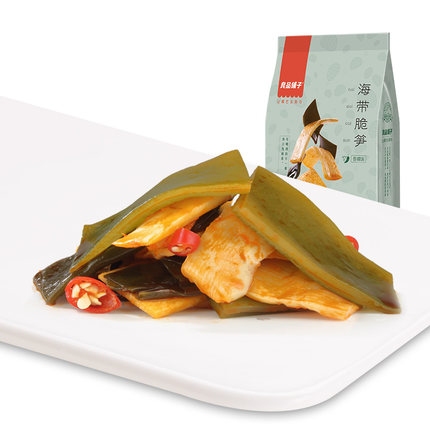 澳洲零食良品铺子海带脆笋香辣味160g